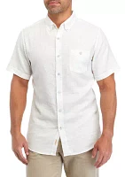 Men's Short Sleeve Mélange Solid Shirt