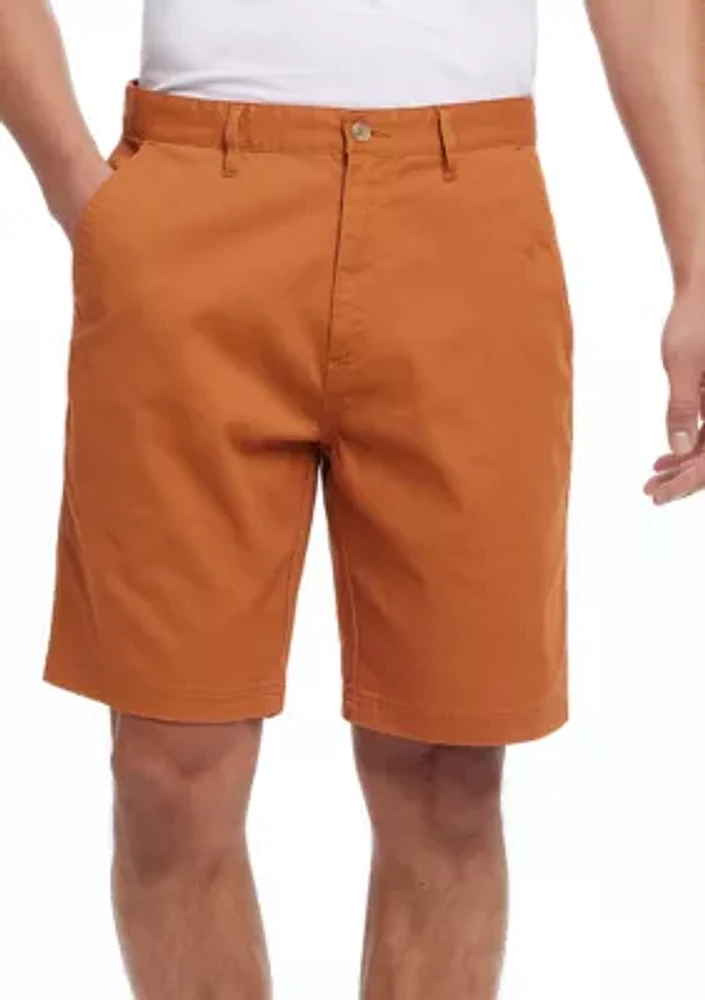 Men's 8'' Cotton Twill Stretch Shorts