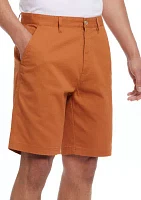 Men's 8'' Cotton Twill Stretch Shorts