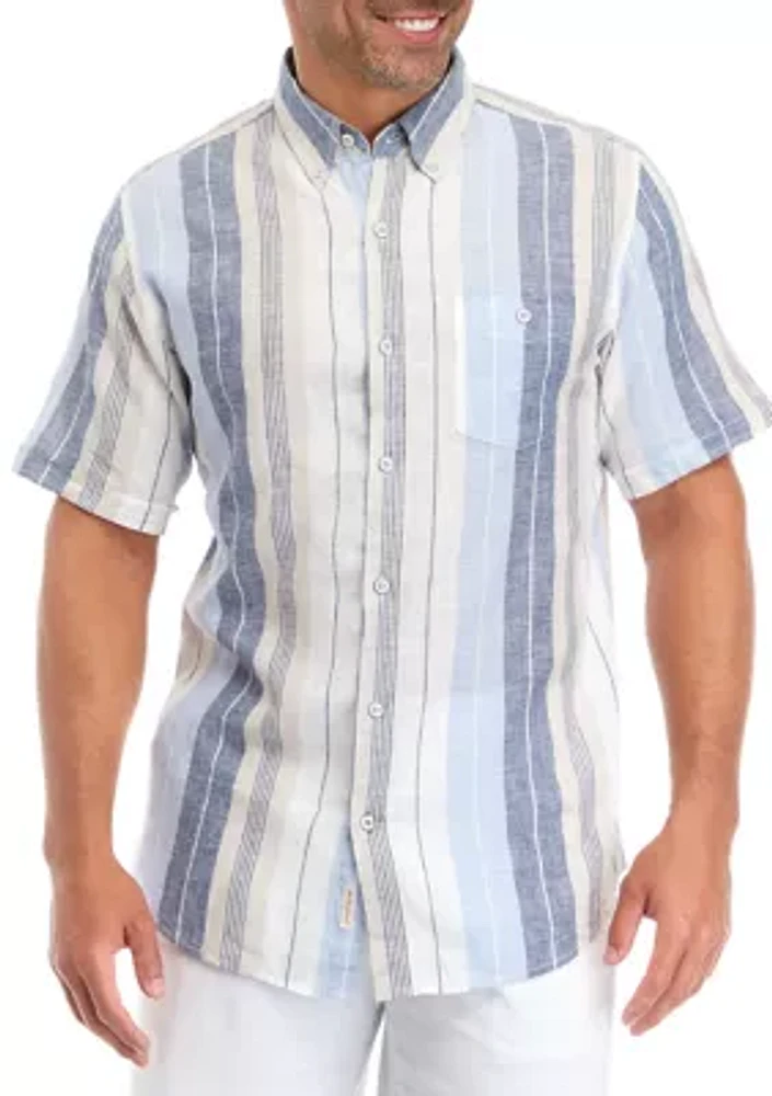 Men's Short Sleeve Striped Shirt