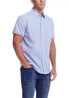 Short Sleeve Cotton Poplin Shirt