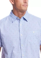 Short Sleeve Cotton Poplin Shirt