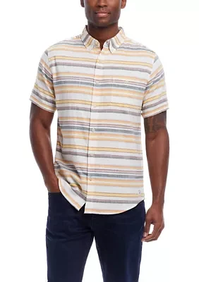 Men's Country Twill Cotton Stripe Shirt