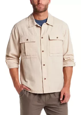 Men's Unlined Utility Shirt Jacket