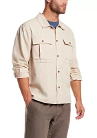 Men's Unlined Utility Shirt Jacket