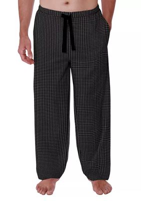 Knit Plaid Pajama Pants