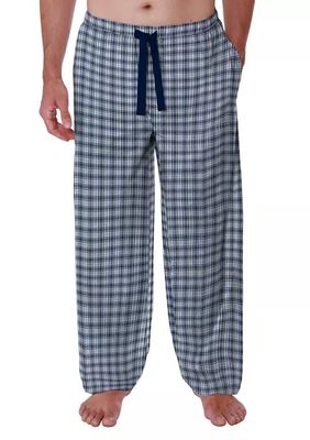 Knit Plaid Pajama Pants
