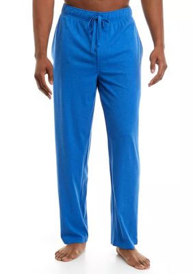 Solid Heather Knit Jersey Pajama Pants