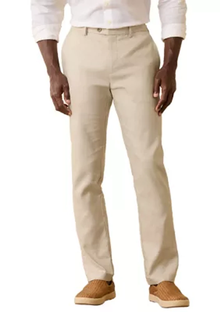 Big & Tall Latigo Beach Linen Flat Front Pants