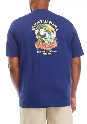 Big & Tall Short Sleeve Toucan Season Graphic T-Shirt