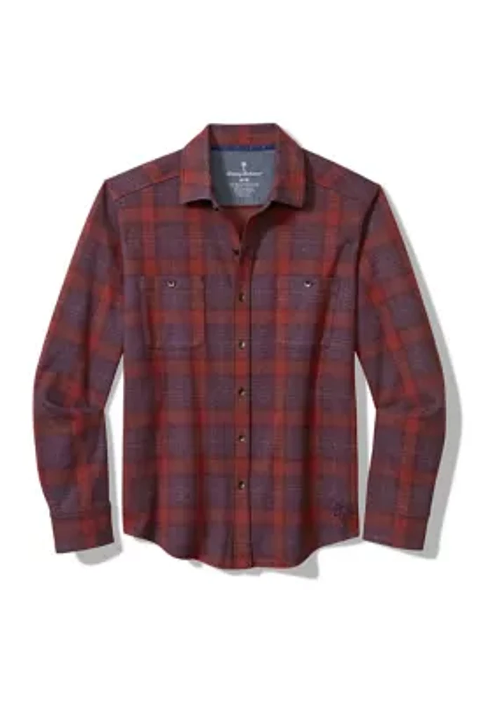 Big & Tall Long Sleeve Fireside San Miguel Plaid Shirt