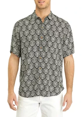 Big & Tall Vera Cruz Monstera Printed Shirt