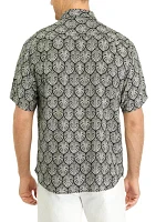 Big & Tall Vera Cruz Monstera Printed Shirt