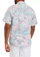 Big & Tall Short Sleeve Nova Wave Midnight Tropics Shirt