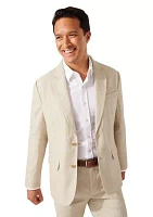 Big & Tall Latigo Beach Linen Blazer