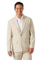 Big & Tall Latigo Beach Linen Blazer