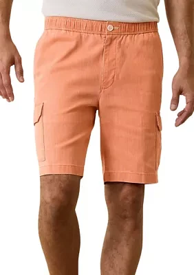 Big & Tall Linen the Dream Cargo Shorts