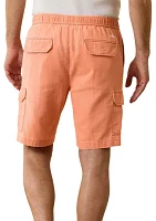 Big & Tall Linen the Dream Cargo Shorts