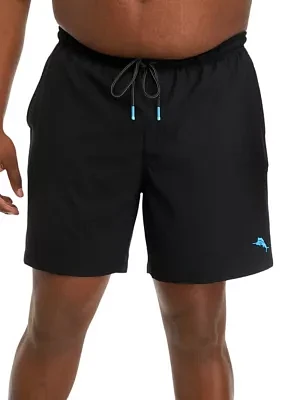 Big & Tall Naples Bay Solid Swim Trunks