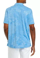 Men's Santiago Paradise Printed Polo Shirt