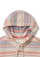 Men's Long Sleeve Striped Hoodie