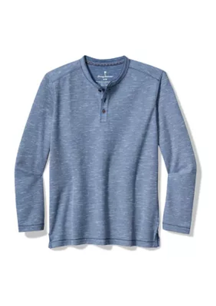 Men's Morro Beach Slub Knit Henley T-Shirt