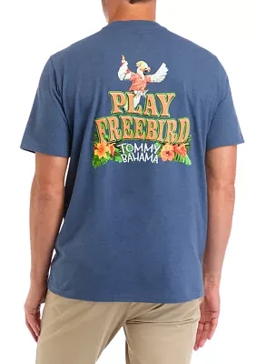 Men's Short Sleeve Play Freebird Graphic T-Shirt