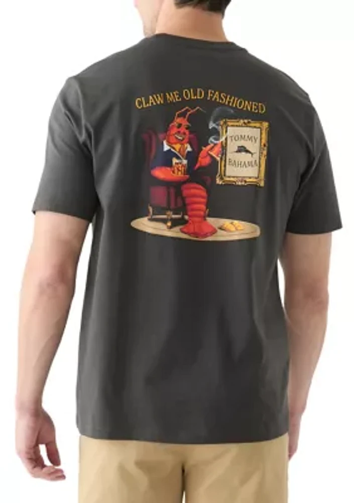 Men's Short Sleeve Claw Me Old Fashioned Graphic T-Shirt