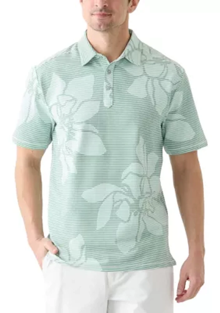 Men's Costa Wave Grande Printed Polo Shirt