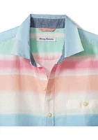 Men's Sand Linen Hazy Tides Shirt