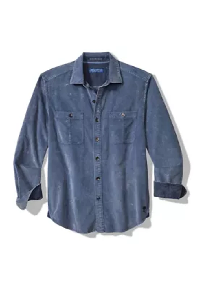 Men's 2 Pocket Sunfade Corduroy Shirt