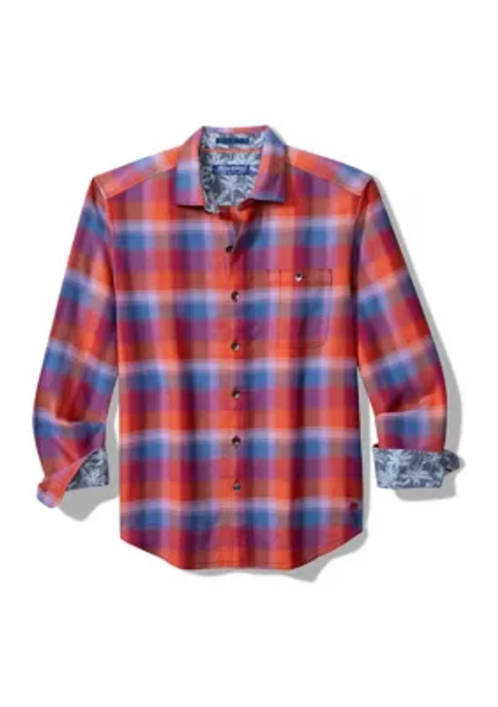 Men's Long Sleeve Canyon Beach Fireside Check Shirt