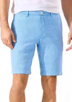 Men's 10'' Beach Coast Linen Shorts