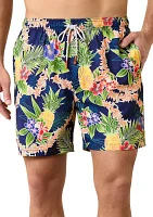 Naples Lei Paradise Printed Swim Shorts