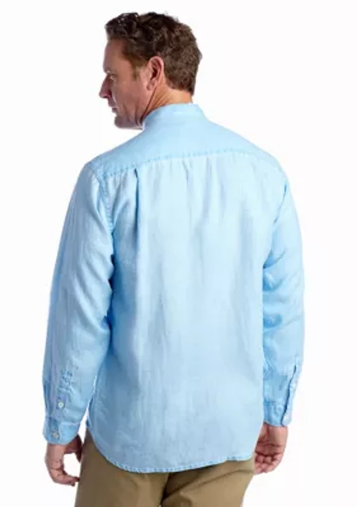 Long Sleeve Sea Glass Breezer Woven Shirt