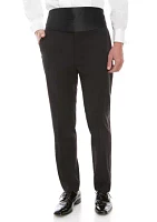 Solid Spandex XFit Tuxedo Pants