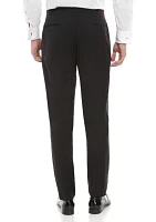 Solid Spandex XFit Tuxedo Pants