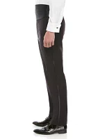 Solid Spandex XFit Tuxedo Pants