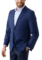 Blue Tonal Solid Sport Coat