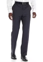 Slim-Fit Flat Front Tuxedo Pants