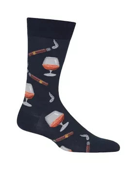 Cognac and Cigars Socks