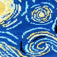 Starry Night Crew Socks - Single Pair