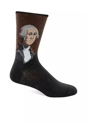 Artist Series George Washington Crew Socks - Single Pair