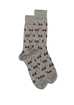 Men's Golfer Carts Crew Socks