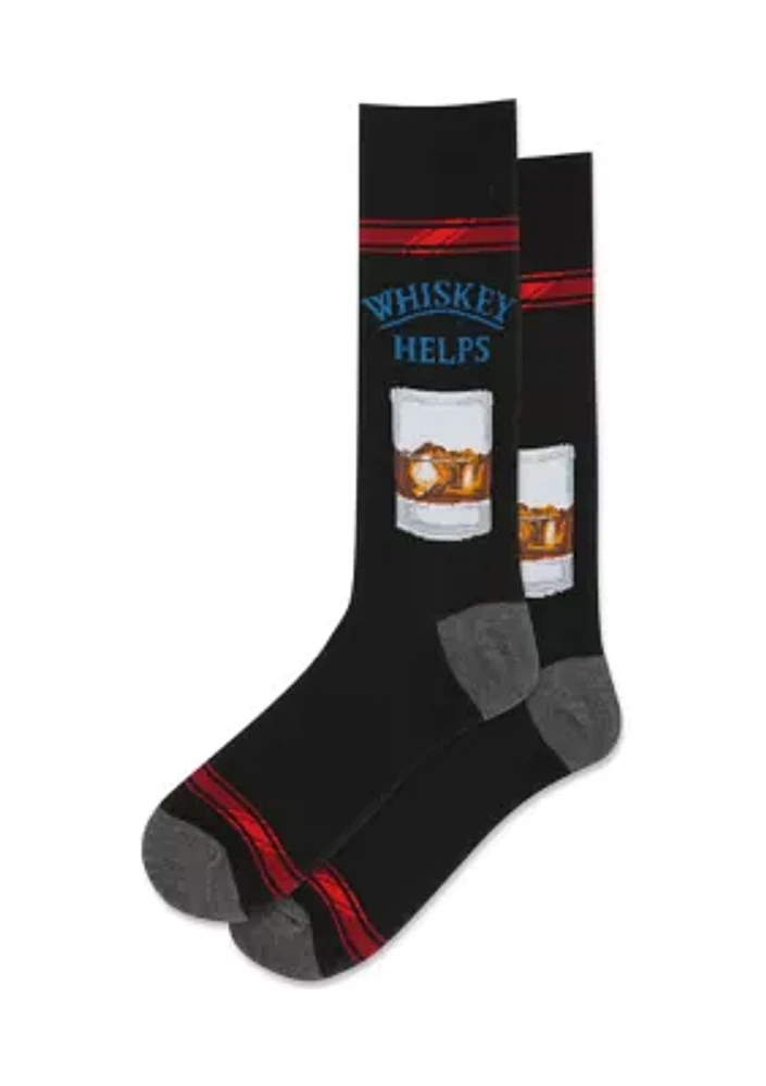 Whiskey Helps Crew Socks