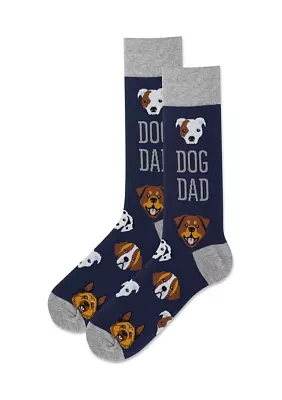 Men's Dog Dad Crew Socks