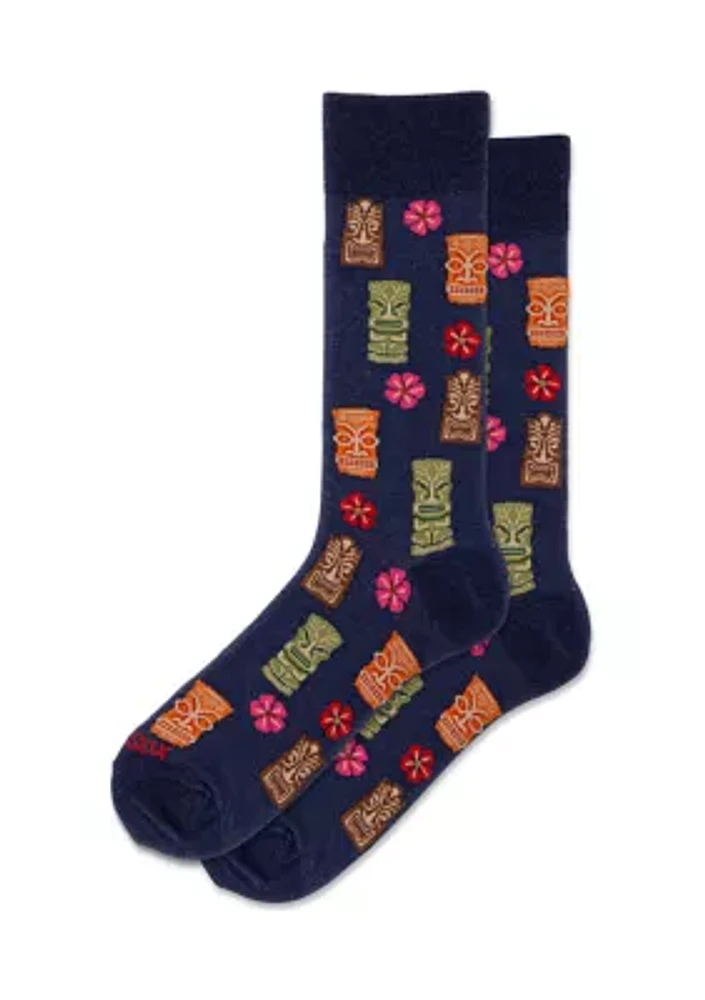 Men's Tiki Crew Socks