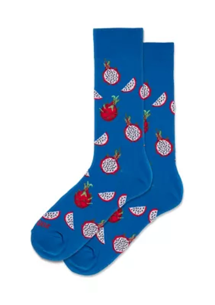 Men's Dragon Fruit Crew Socks