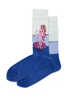 Men's Pop Birth Of Venus Crew Socks