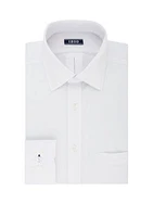 Regular Fit Long Lasting White All Over Stretch Dress Shirt